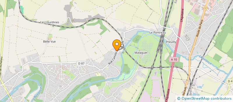 localisation de l'entreprise MONSIEUR ARMAND FRANCHINEAU  MIGNE-AUXANCES