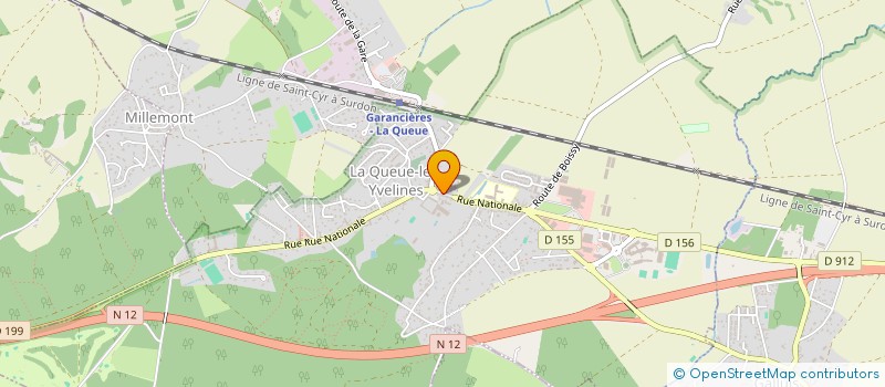 localisation de l'entreprise MONSIEUR ARMAND FUSILLIER  LA QUEUE-LES-YVELINES