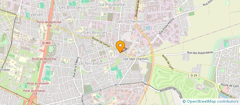 localisation de l'entreprise MONSIEUR ARMAND GACHOT  BRON