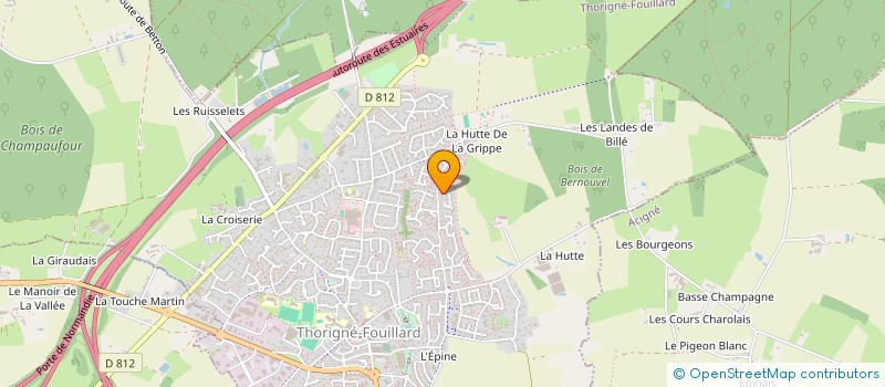 localisation de l'entreprise MONSIEUR ARMAND GERMAIN  THORIGNE-FOUILLARD