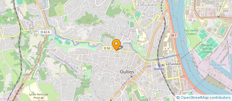 localisation de l'entreprise MONSIEUR ARMAND GILLER  OULLINS-PIERRE-BENITE