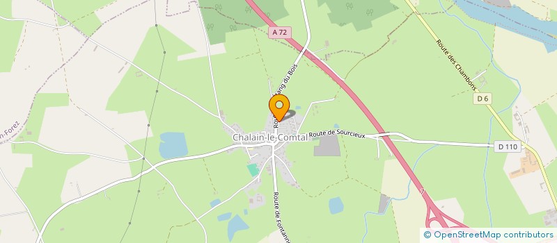 localisation de l'entreprise MONSIEUR ARMAND GIRANDON à CHALAIN-LE-COMTAL