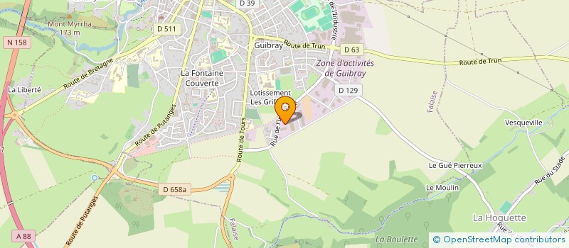 localisation de l'entreprise MONSIEUR ARMAND GLOWACZOWER à FALAISE