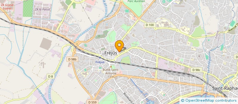 localisation de l'entreprise MONSIEUR ARMAND GREFFET à FREJUS