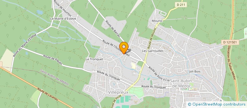 localisation de l'entreprise MONSIEUR ARMAND GROISARD  SAINT-AUBIN-DE-MEDOC