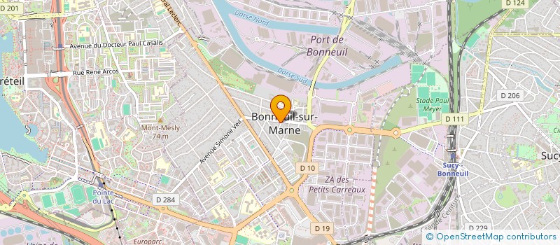 localisation de l'entreprise MONSIEUR ARMAND HAKIM à BONNEUIL-SUR-MARNE