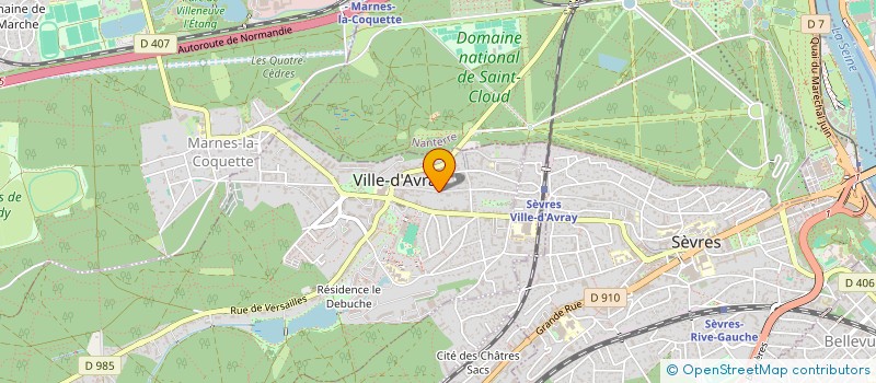 localisation de l'entreprise MONSIEUR ARMAND HUSS à VILLE-D'AVRAY