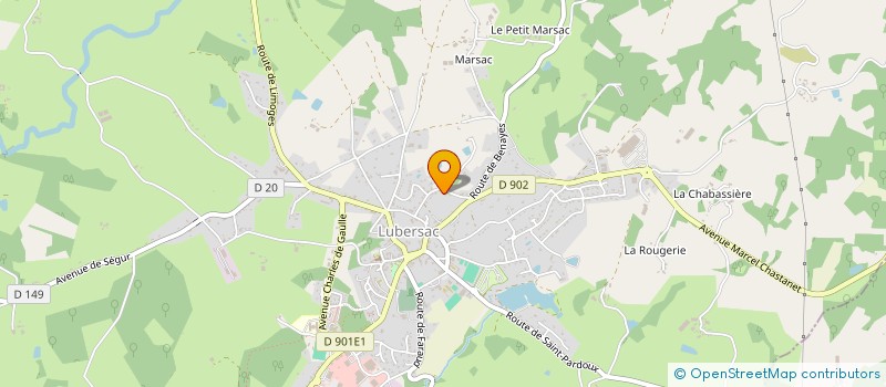 localisation de l'entreprise MONSIEUR ARMAND JANKOWIAK à LUBERSAC