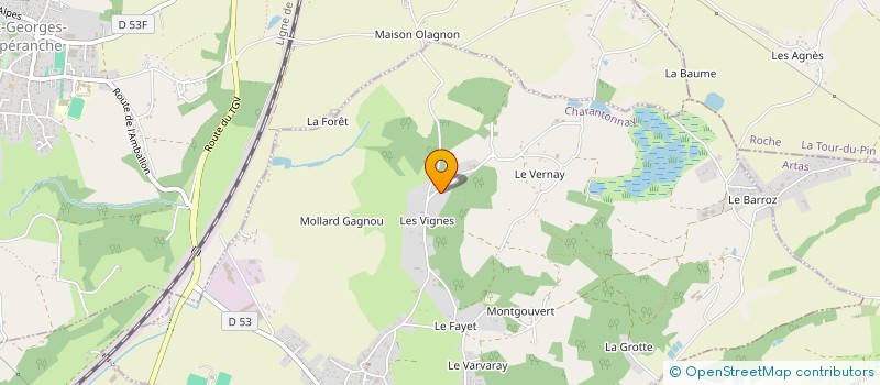 localisation de l'entreprise MONSIEUR ARMAND JEAN HERNANDEZ  CHARANTONNAY