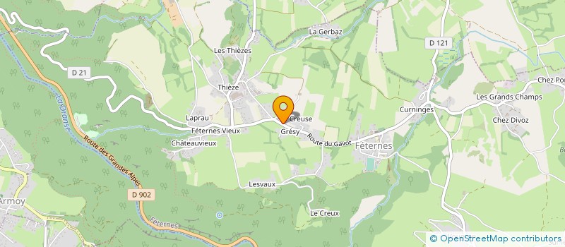 localisation de l'entreprise MONSIEUR ARMAND JEANNOT  FETERNES