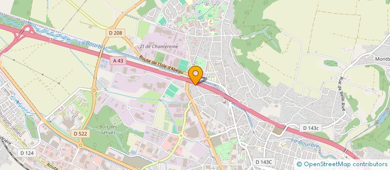 localisation de l'entreprise MONSIEUR ARMAND JOSSERAND  BOURGOIN-JALLIEU