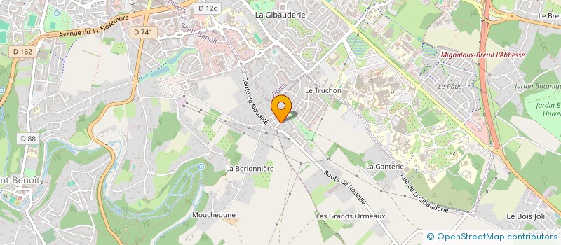 localisation de l'entreprise MONSIEUR ARMAND JOUILLE  MIGNALOUX-BEAUVOIR