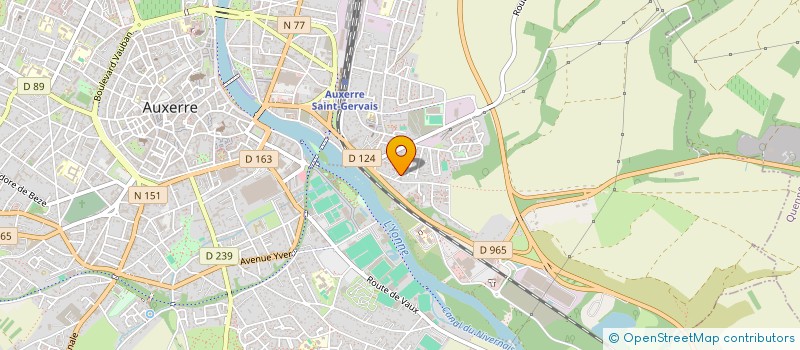 localisation de l'entreprise MONSIEUR ARMAND KAMDJOM NGUEDJIYI à AUXERRE
