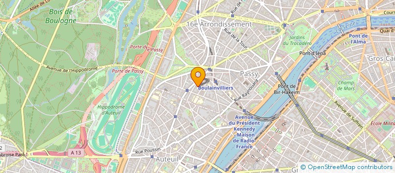 localisation de l'entreprise MONSIEUR ARMAND KAMGAR  PARIS