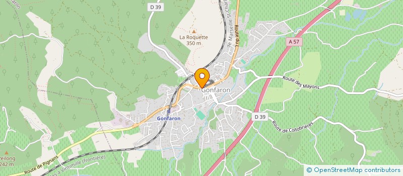 localisation de l'entreprise MONSIEUR ARMAND KIRSCHNER à GONFARON