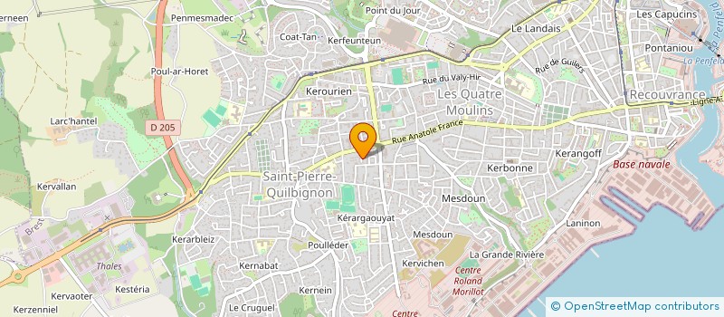 localisation de l'entreprise MONSIEUR ARMAND LANGLOIS à BREST
