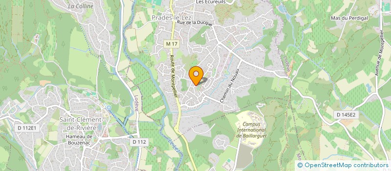 localisation de l'entreprise MONSIEUR ARMAND LAPEYRE  PRADES-LE-LEZ