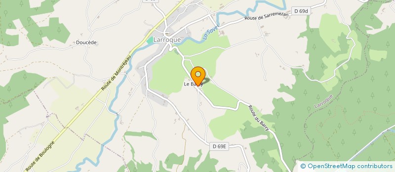 localisation de l'entreprise MONSIEUR ARMAND LARRIEU  LARROQUE