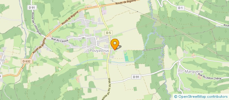 localisation de l'entreprise MONSIEUR ARMAND LASCARAY  POUYASTRUC