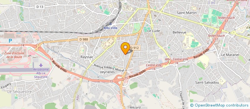 localisation de l'entreprise MONSIEUR ARMAND LAUZERAL à ALBI