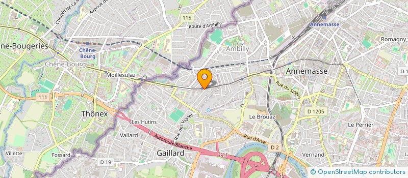 localisation de l'entreprise MONSIEUR ARMAND LAVANCHY  GAILLARD