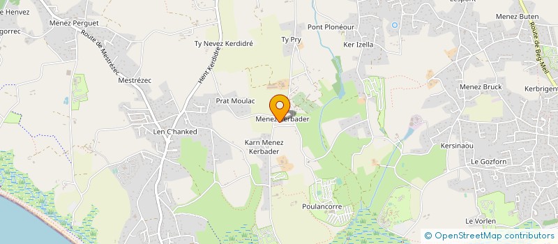 localisation de l'entreprise MONSIEUR ARMAND LE GOFF  FOUESNANT