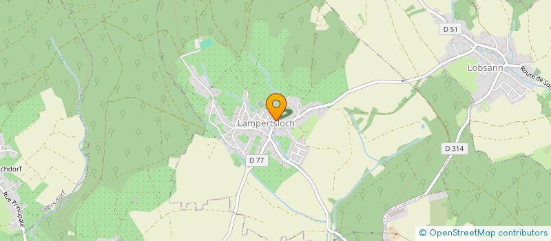 localisation de l'entreprise MONSIEUR ARMAND LEMBERGER  LAMPERTSLOCH