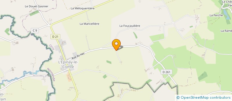 localisation de l'entreprise MONSIEUR ARMAND LEMEUNIER à SAINT-ROCH-SUR-EGRENNE