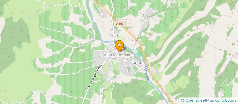 localisation de l'entreprise MONSIEUR ARMAND LEROY-HAZARD  ALBA-LA-ROMAINE