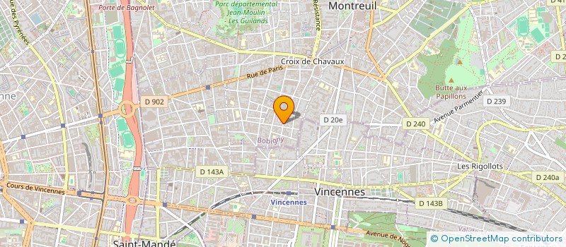 localisation de l'entreprise MONSIEUR ARMAND LESTARD à MONTREUIL