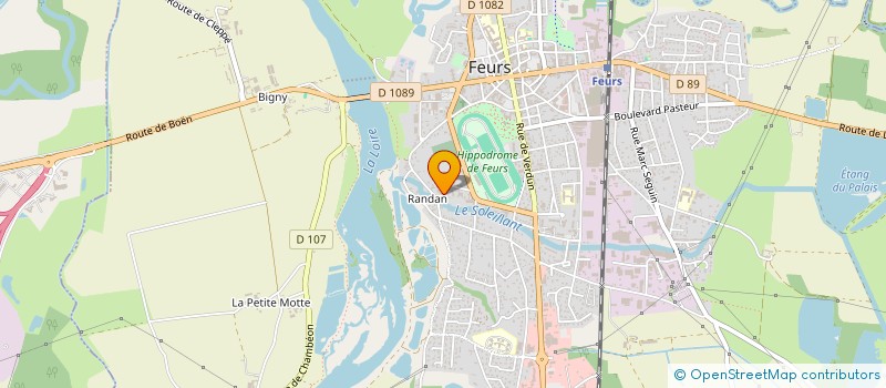 localisation de l'entreprise MONSIEUR ARMAND LIMANDAT  FEURS