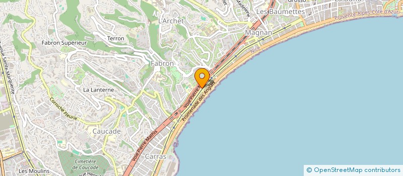 localisation de l'entreprise MONSIEUR ARMAND LOIODICE DE MONTIS à NICE