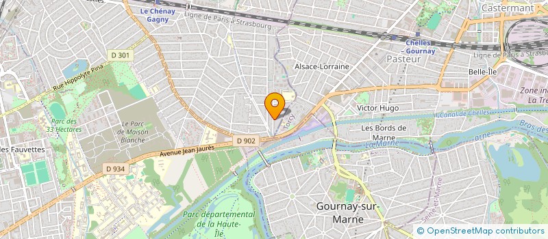 localisation de l'entreprise MONSIEUR ARMAND LUZAKAYISU  GAGNY