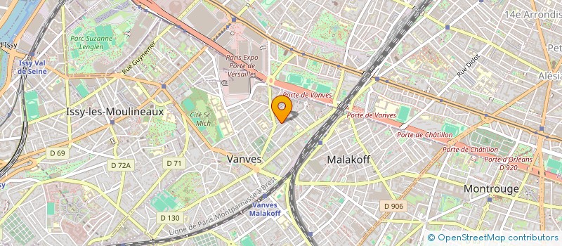 localisation de l'entreprise MONSIEUR ARMAND MANGA  VANVES