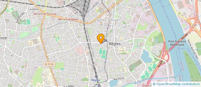 localisation de l'entreprise MONSIEUR ARMAND MARTIN à BEGLES