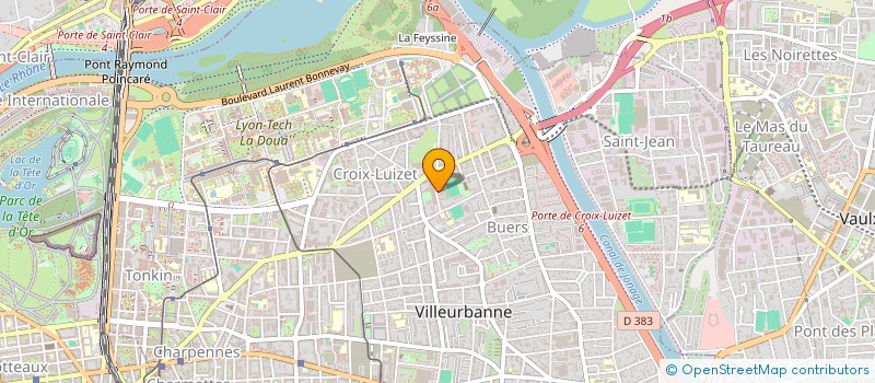 localisation de l'entreprise MONSIEUR ARMAND MASSE  VILLEURBANNE