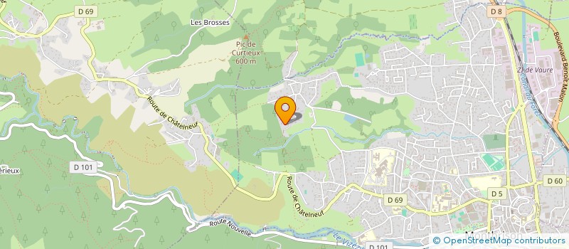 localisation de l'entreprise MONSIEUR ARMAND MATHEVON  MONTBRISON