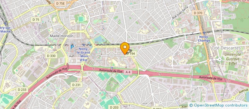 localisation de l'entreprise MONSIEUR ARMAND MAUGER  NOISY-LE-GRAND