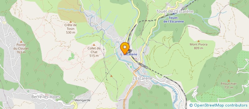 localisation de l'entreprise MONSIEUR ARMAND MAUREL  L'ESCARENE