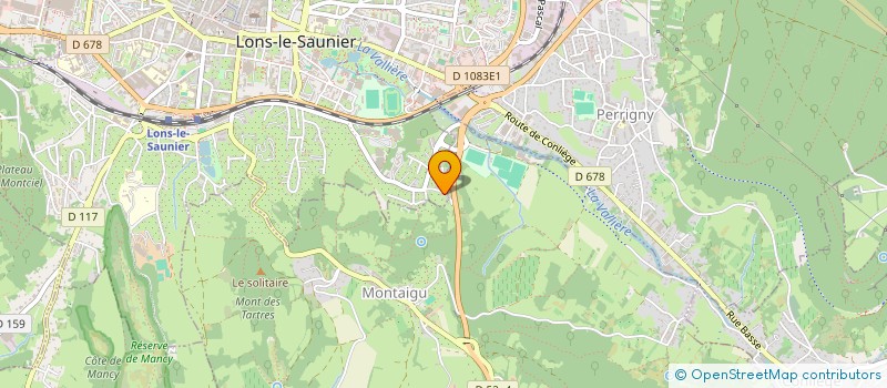 localisation de l'entreprise MONSIEUR ARMAND MICHAUD  LONS-LE-SAUNIER