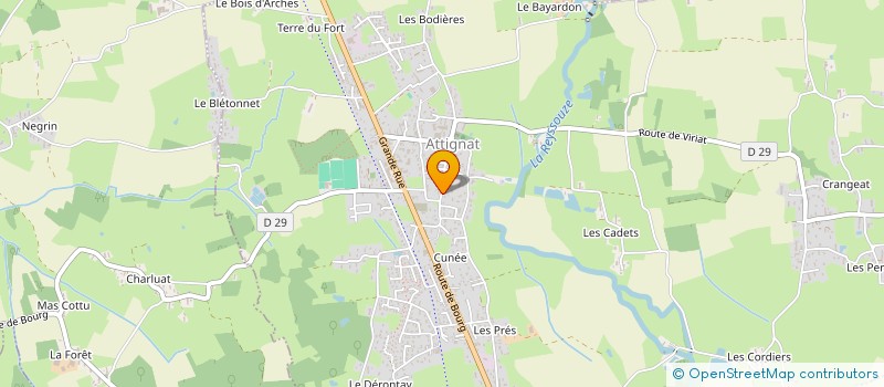 localisation de l'entreprise MONSIEUR ARMAND MICHEL  ATTIGNAT