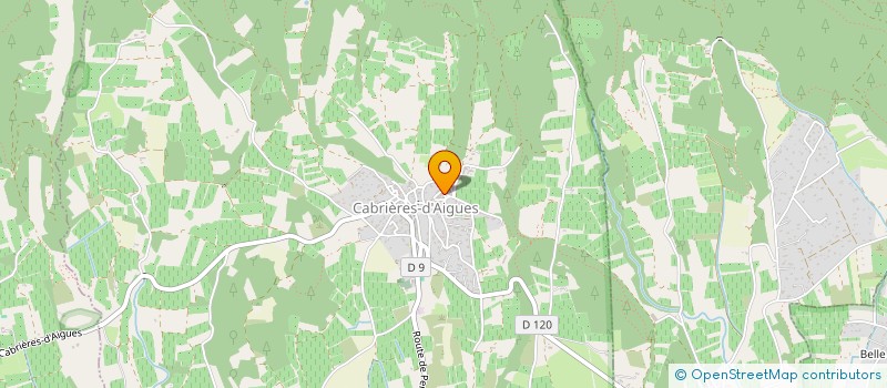 localisation de l'entreprise MONSIEUR ARMAND MICHEL  CABRIERES-D'AIGUES