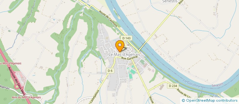 localisation de l'entreprise MONSIEUR ARMAND MIOZZO  LE MAS-D'AGENAIS