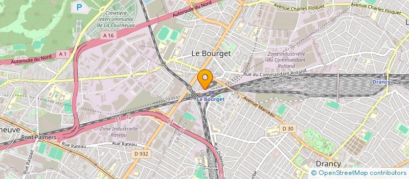localisation de l'entreprise MONSIEUR ARMAND MOUSSOLE à LE BOURGET