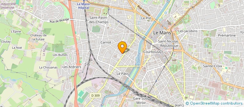 localisation de l'entreprise MONSIEUR ARMAND NYBERG  LE MANS