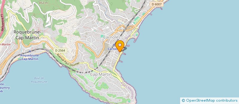 localisation de l'entreprise MONSIEUR ARMAND OUAZANA à ROQUEBRUNE-CAP-MARTIN