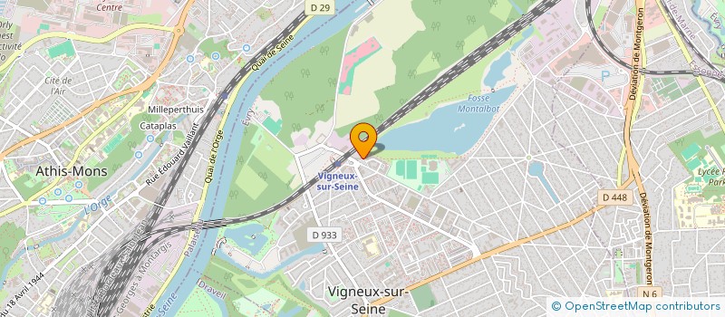 localisation de l'entreprise MONSIEUR ARMAND OWANDJI à VIGNEUX SUR SEINE