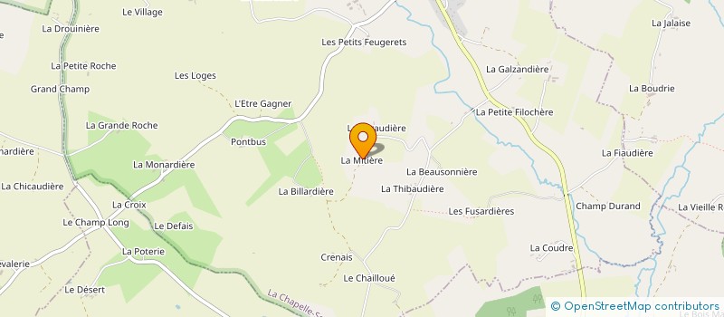 localisation de l'entreprise MONSIEUR ARMAND PERRIER  LA CHAPELLE-SOUEF
