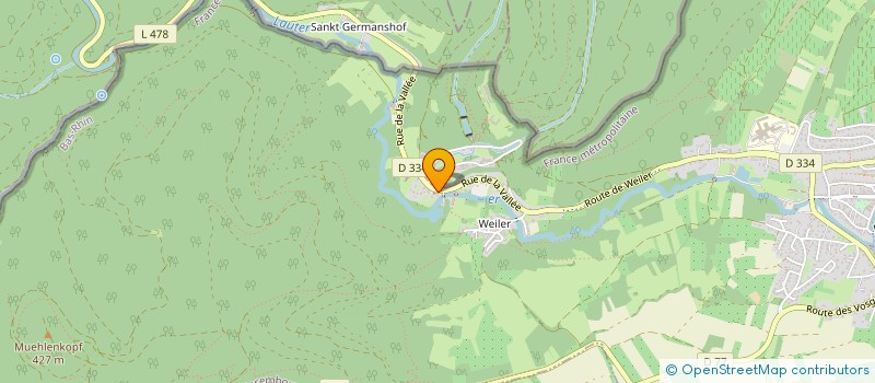 localisation de l'entreprise MONSIEUR ARMAND PFISTER  WISSEMBOURG