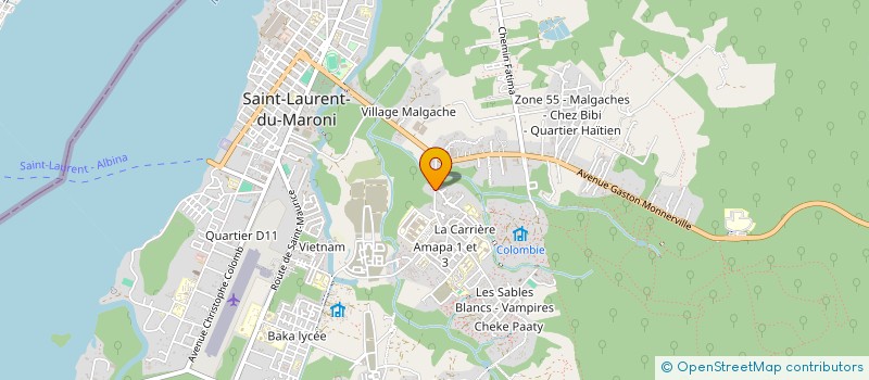 localisation de l'entreprise MONSIEUR ARMAND PIERRE à SAINT-LAURENT-DU-MARONI